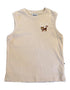 VAUVA Vauva SS23 Safari - Boys Tiger Embroidered Cotton Vest (Khaki) Vest