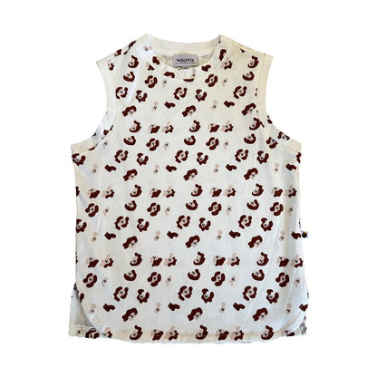 VAUVA Vauva SS23 Safari - Boys Leopard Print Cotton Vest (Brown) Vest