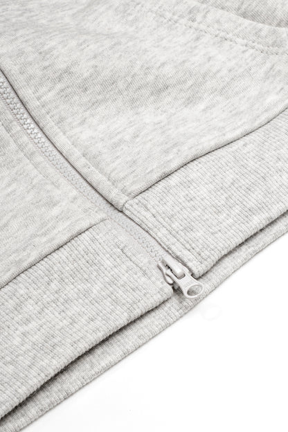 Kids Logo Patch Zip-Up Hoodie