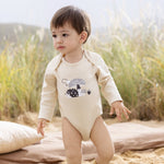 VAUVA Vauva BBNS - Baby Anti-bacterial Organic Cotton Hazelnut Pattern Bodysuits (2-pack) Bodysuit