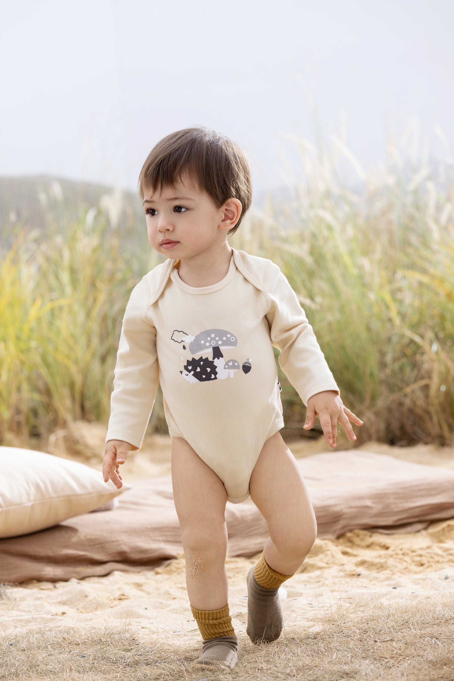 VAUVA Vauva BBNS - Baby Anti-bacterial Organic Cotton Hazelnut Pattern Bodysuits (2-pack) Bodysuit