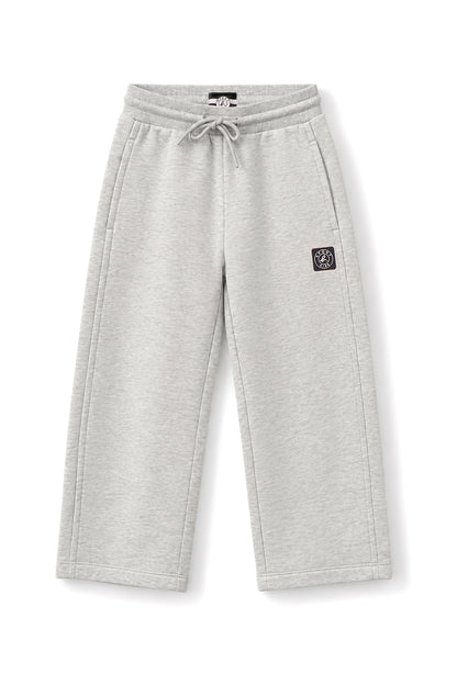 Kids Logo Patch Wide-Leg Sweatpants