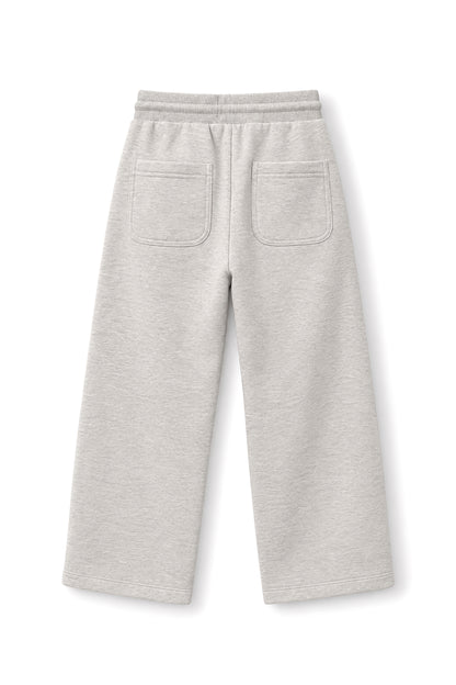 Kids Logo Patch Wide-Leg Sweatpants