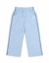 Girls Side-Piping Logo Patch Wide-Leg Casual Pants