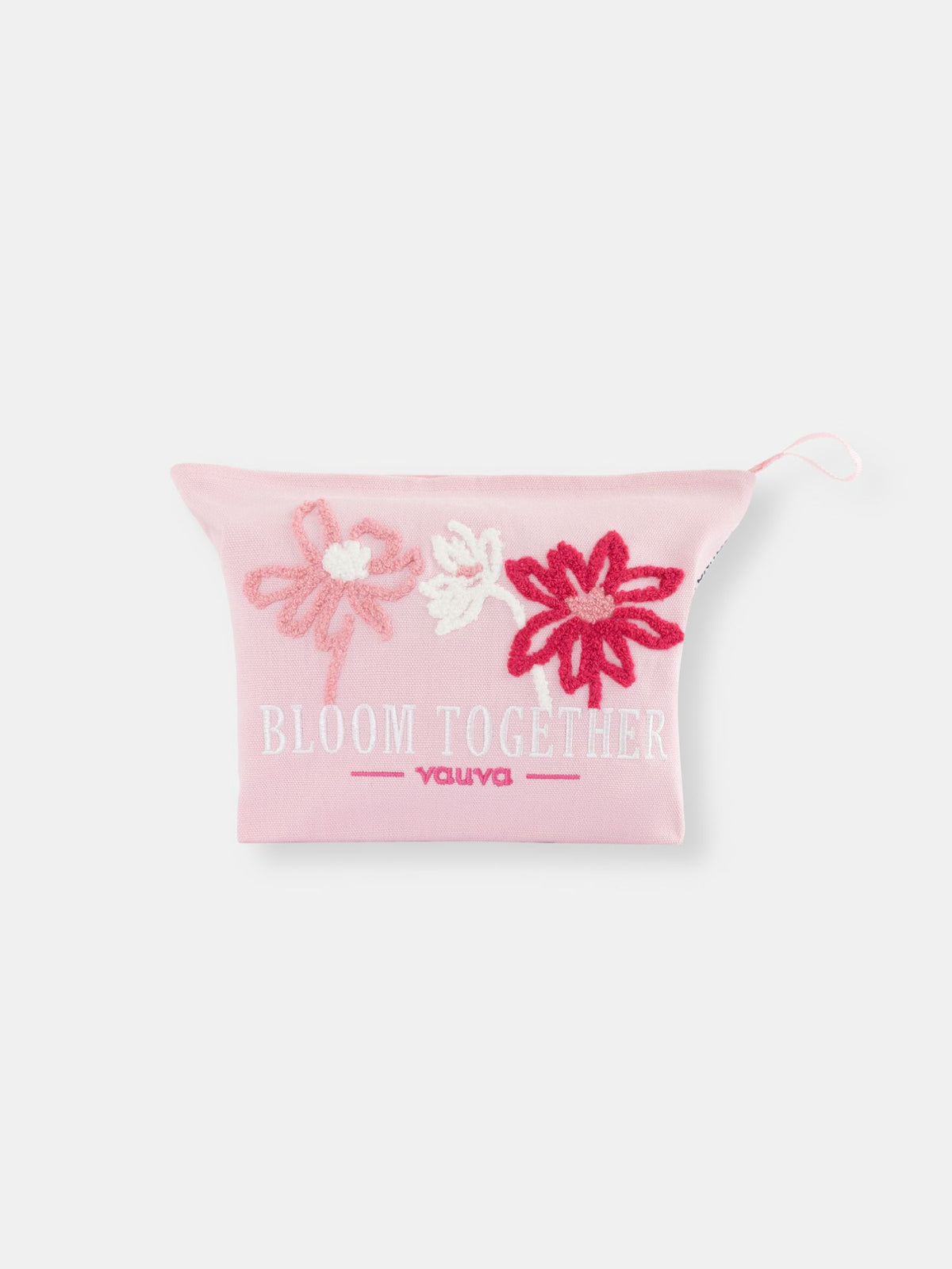 Bloom Together Embroidered Pouch