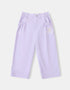 Kid Bunny Embroidery Barrel Pants