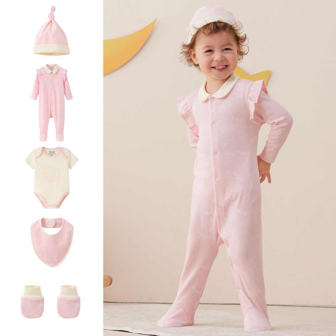 Vauva x Le Petit Prince Vauva x Le Petit Prince - Baby Girl Romper Set Combination Clothes Set