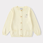 Kid Bunny Embroidery Cardigan