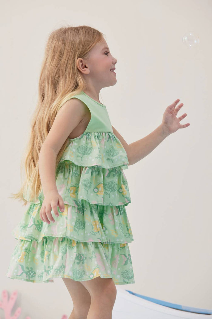 VAUVA Vauva SS24 - Toddler Girl Ruffle Short Sleeves Dress Dresses