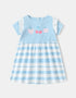 Baby Girls Ruffle Sleeve Berries Print Dress & Knicker Set
