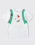 Boys Short Sleeve Backpack Print Tee