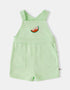 Baby Watermelon Embroidery Dungaree Shorts