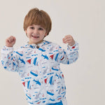 VAUVA Vauva SS24 - Boys Ocean All Over Printed Windbreaker UV Protection Windbreaker