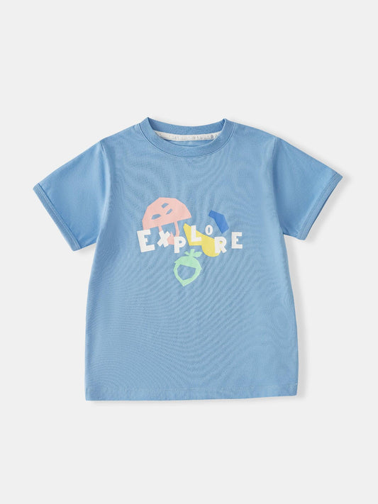 Boys Short Sleeve Print Tee