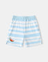 Kid Watermelon Embroidery Stripe Print Shorts