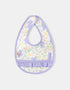 Baby All-Over Bunny Print Ruffle Bib