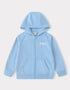 Boys Long Sleeve Embroidery Zipped Hoodie