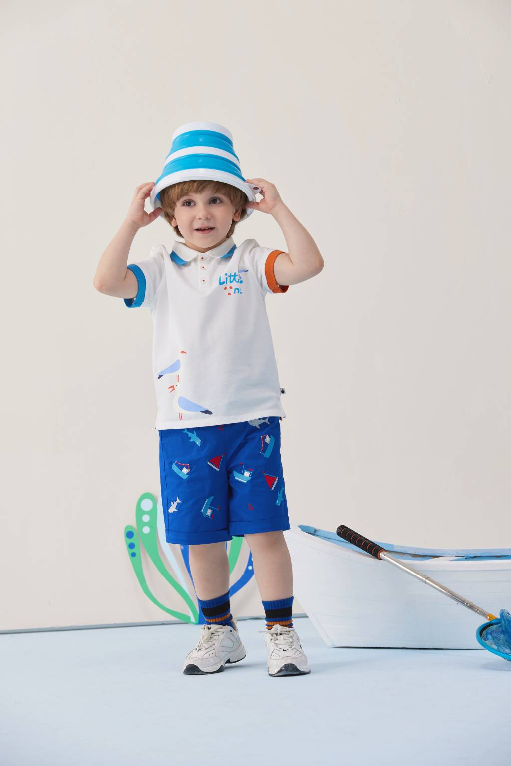 VAUVA Vauva SS24 - Organic Cotton Baby Boy Polo Shirt Polo Shirt