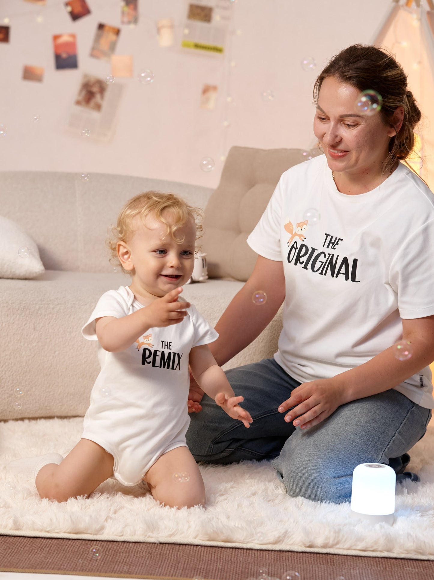 Baby “The Remix” Fox Graphic Bodysuit