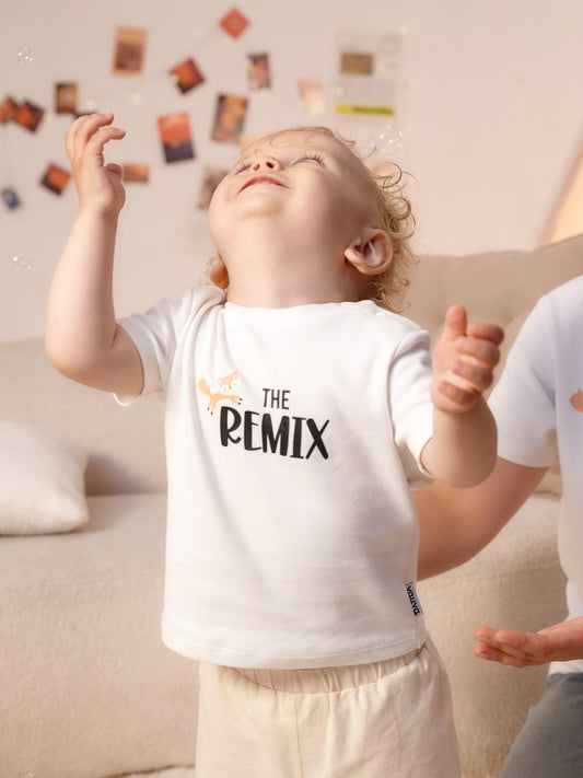 Kids “The Remix” Water‑Repellent Graphic Family Tee
