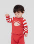 Baby Boys Hedgehog Print Raglan Long Sleeve T-Shirt