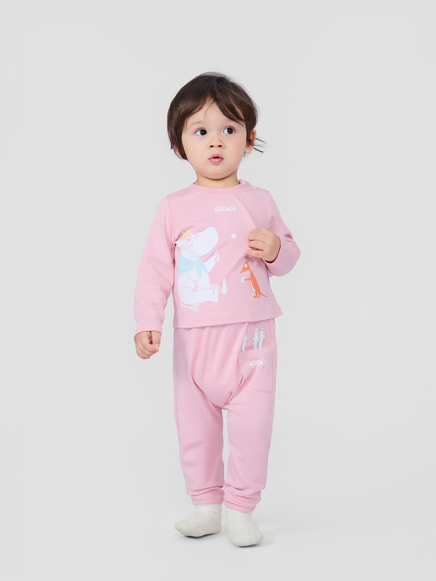Baby Girls Hattifatteners Print Pocket Jogger Pants