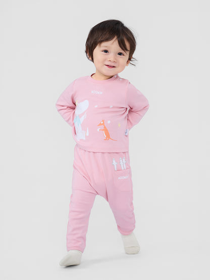 Baby Girls Hattifatteners Print Pocket Jogger Pants