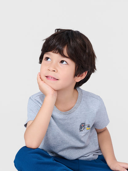 Kids Stinky Print Short Sleeve T-Shirt