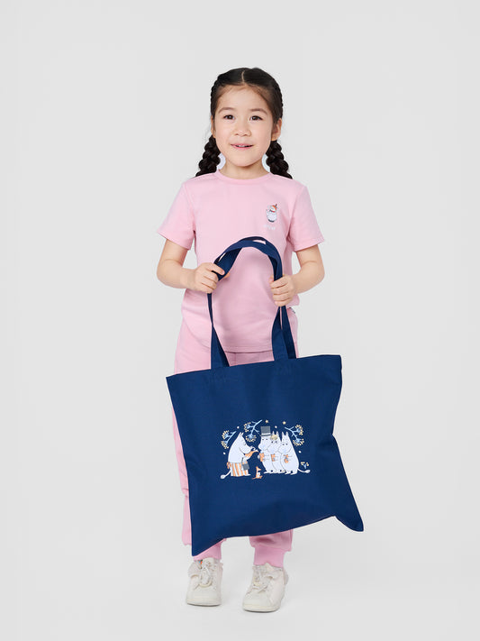 Kids Moomin Character Print Tote Bag