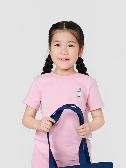 Girls Little My Print Short Sleeve T-Shirt