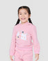 Girls Moomin Print Hooded Sweatshirt