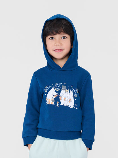 Kids Moomin Print Hooded Sweatshirt