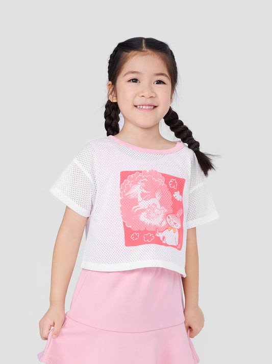 Girls Moomin Little My Layered Mesh T-Shirt Set