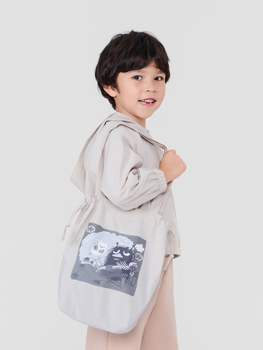 Kids Snufkin Print Drawstring Tote Bag