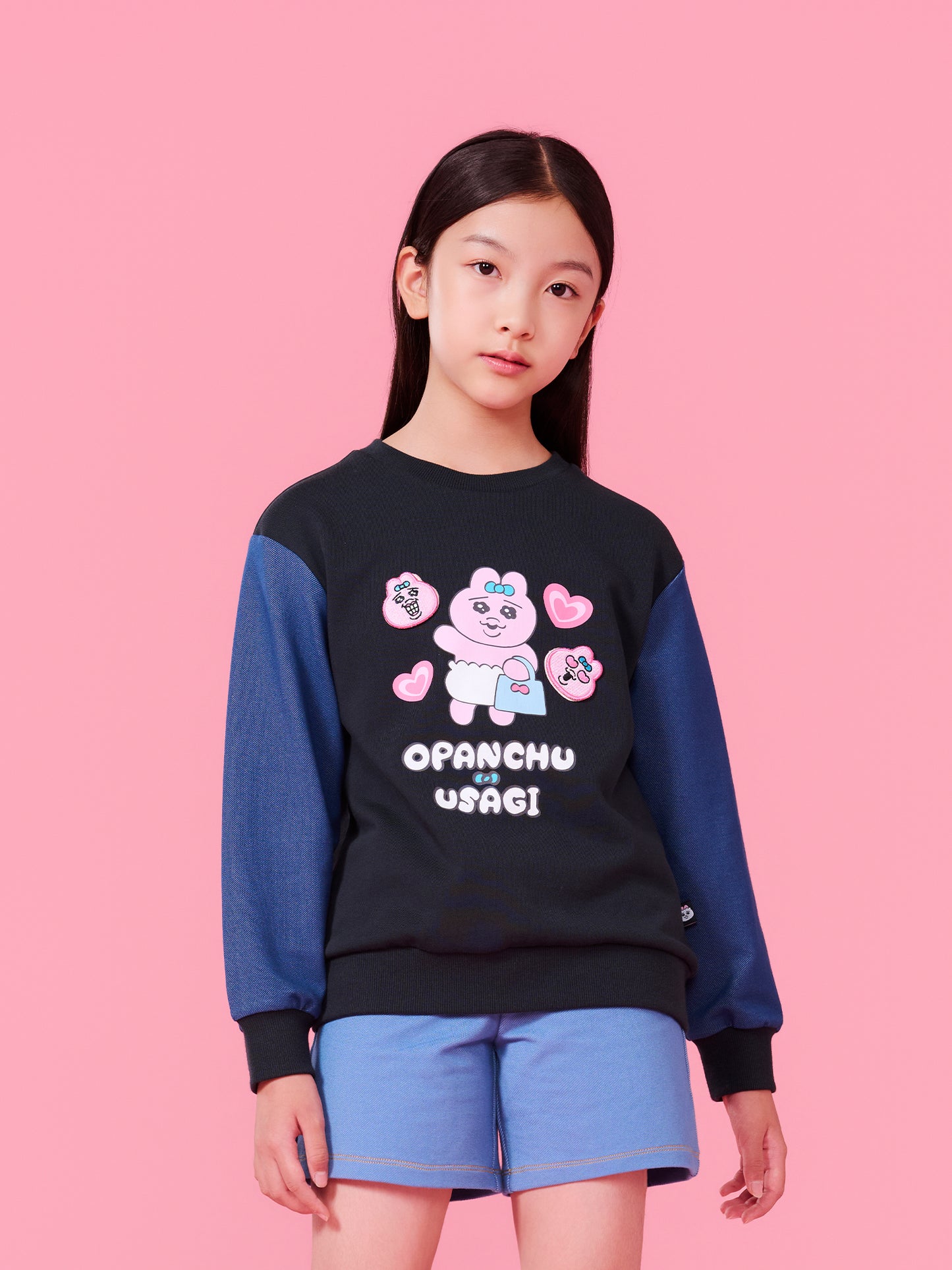 Opanchu Usagi Color-Block Graphic Sweatshirt