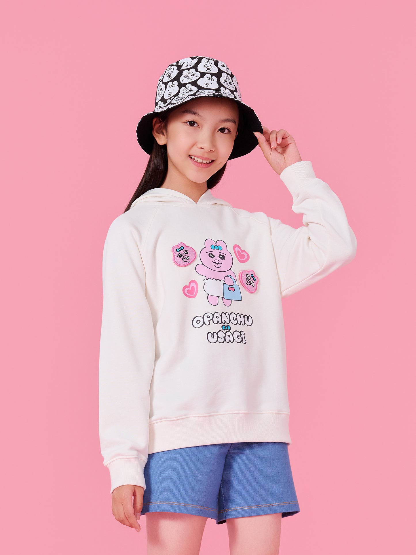 Opanchu Usagi Graphic Pullover Hoodie