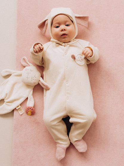 French Terry Sleepsuit With Feet (GOTS)