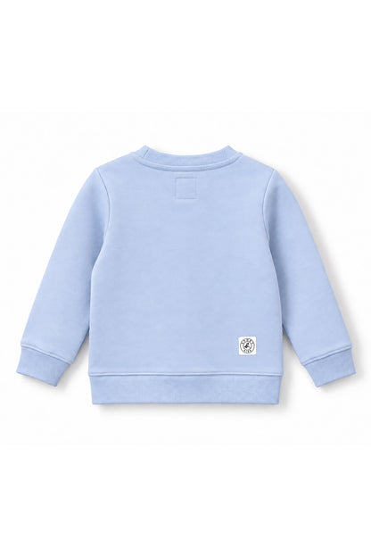 Girls Iridescent Dino Logo Crewneck Sweatshirt