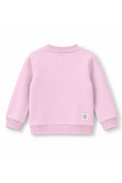 Girls Iridescent Dino Logo Crewneck Sweatshirt
