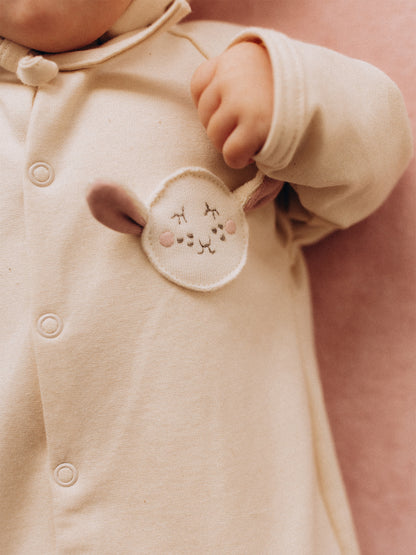 French Terry Sleepsuit With Feet (GOTS)