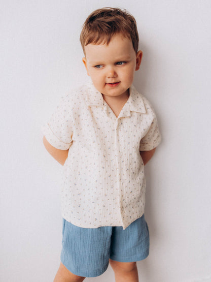 Muslin Kids Shirt (GOTS)