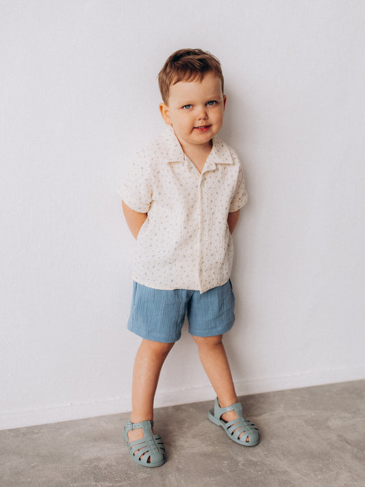 Muslin Kids Shorts (GOTS)