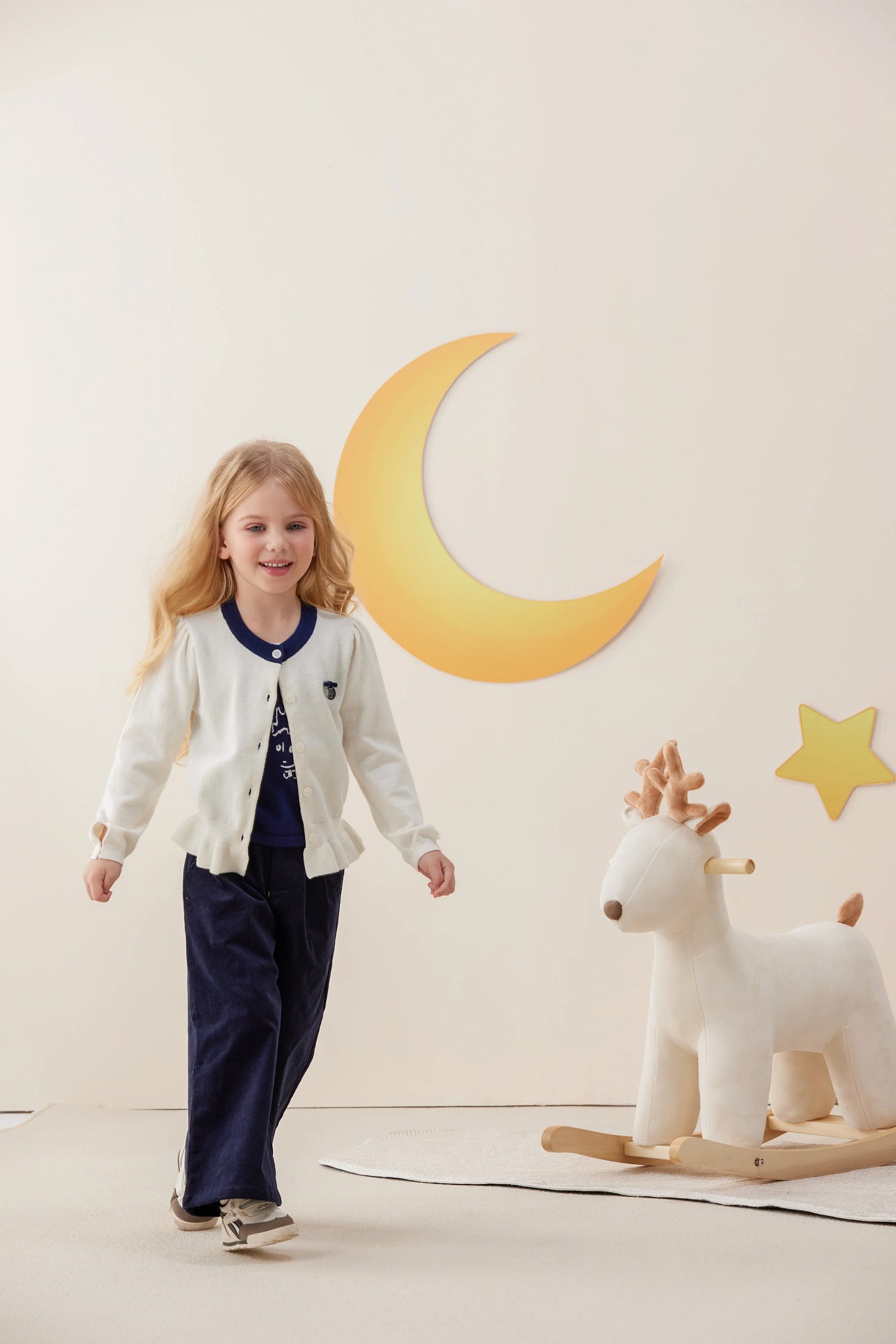 Vauva x Le Petit Prince Vauva x Le Petit Prince - Girls Cotton Cashmere Sweater Sweatshirt