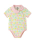 VAUVA Vauva SS24 - Baby Girl's Whale Print Organic Cotton Romper Romper