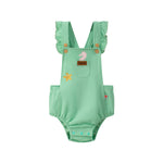VAUVA Vauva SS24 - Baby Girl's Organic Cotton Sleeveless Romper Romper