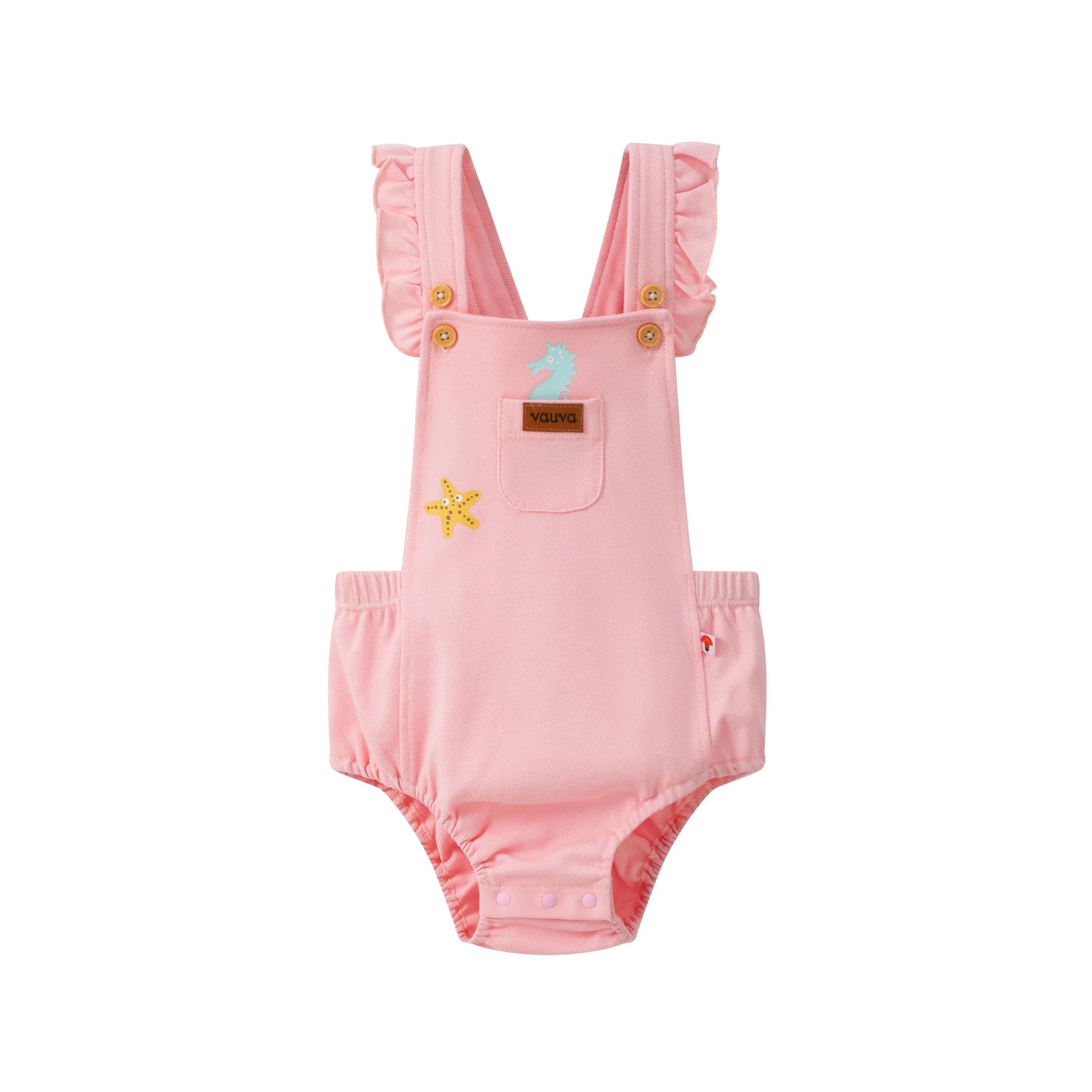 Baby Girl's Organic Cotton Sleeveless Romper