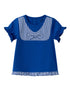 VAUVA Vauva SS24 - Baby Girl Plain Print Short Sleeve Top & Bottom Set Top & Bottom Set
