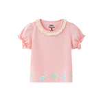 VAUVA Vauva SS24 - Organic Cotton Baby Girl's T-shirt Plain Print