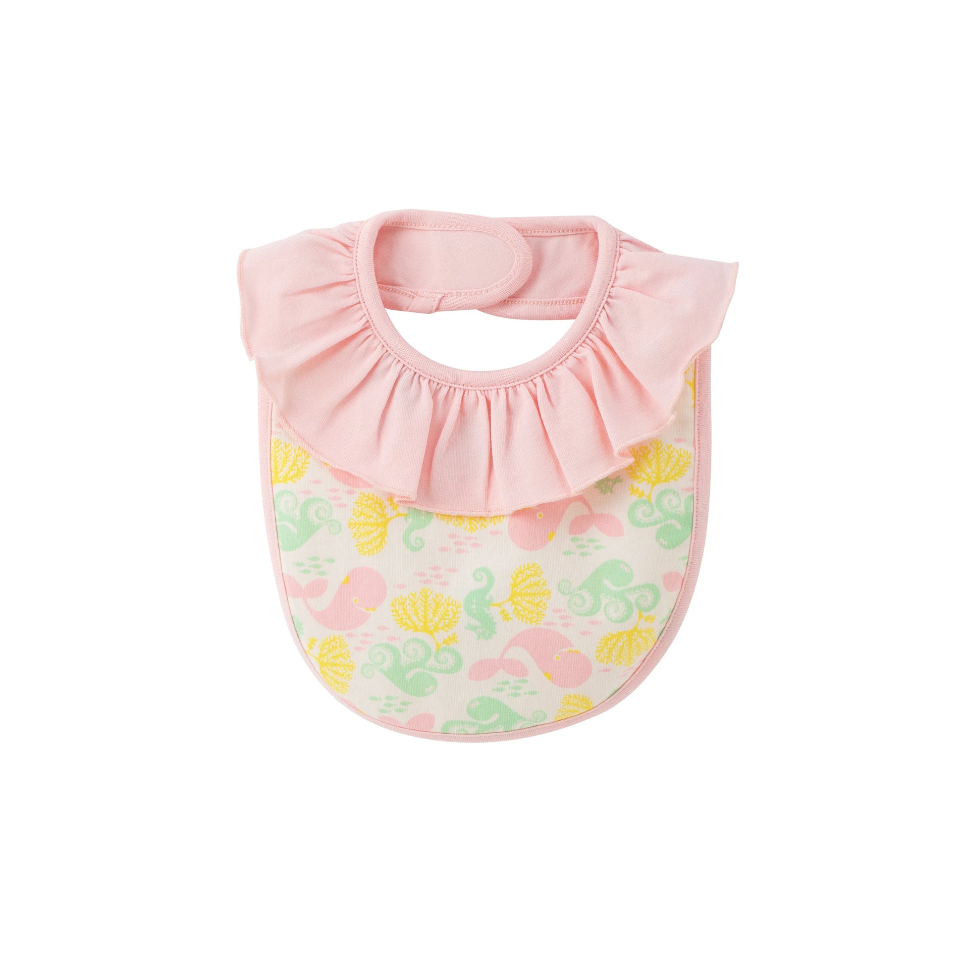 VAUVA Vauva SS24 - Baby Girl's Bib All over Print Organic Cotton - White