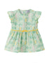 VAUVA Vauva SS24 - Toddler Girl Fish All Over Print Short Sleeve Dress Dresses